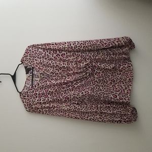 Peplum Long-Sleeved Blouse